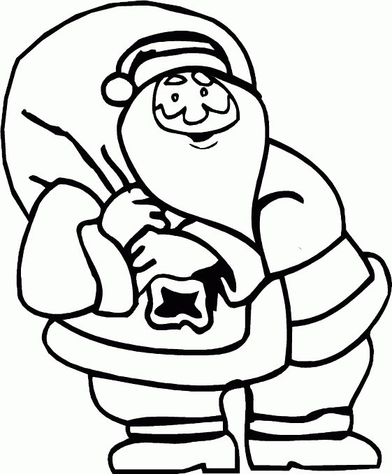 561x679 Kids N Coloring Pages Of Christmas Santa Claus