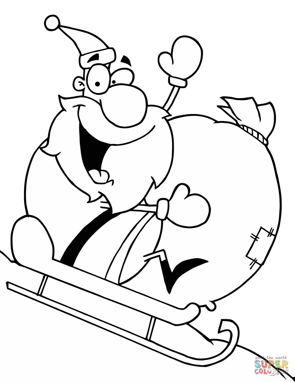 1005x1300 Santa Claus Coloring Pages Free Outstanding Printable Acpra