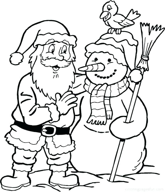 690x800 Santa Claus Coloring Pages Free Printables Coloring Pages To Print