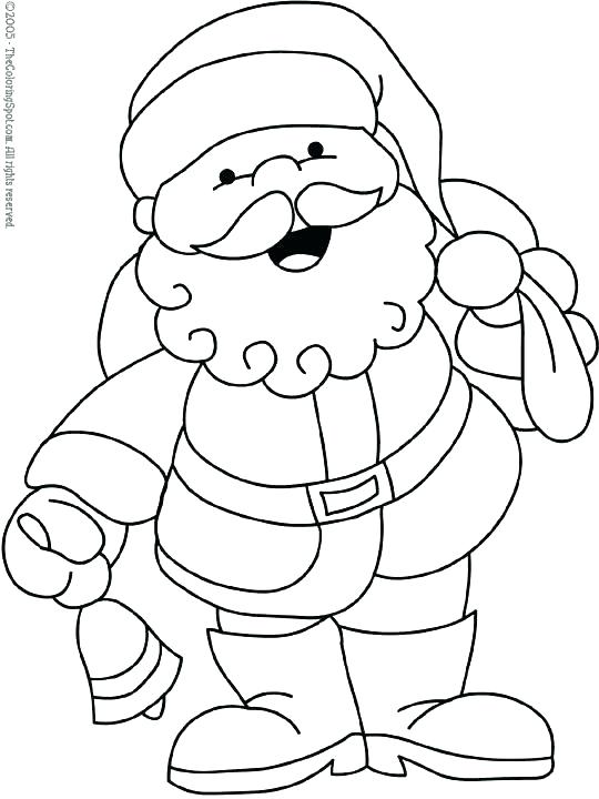540x720 Santa Clause Coloring Santa Claus Coloring Pages Free Printables