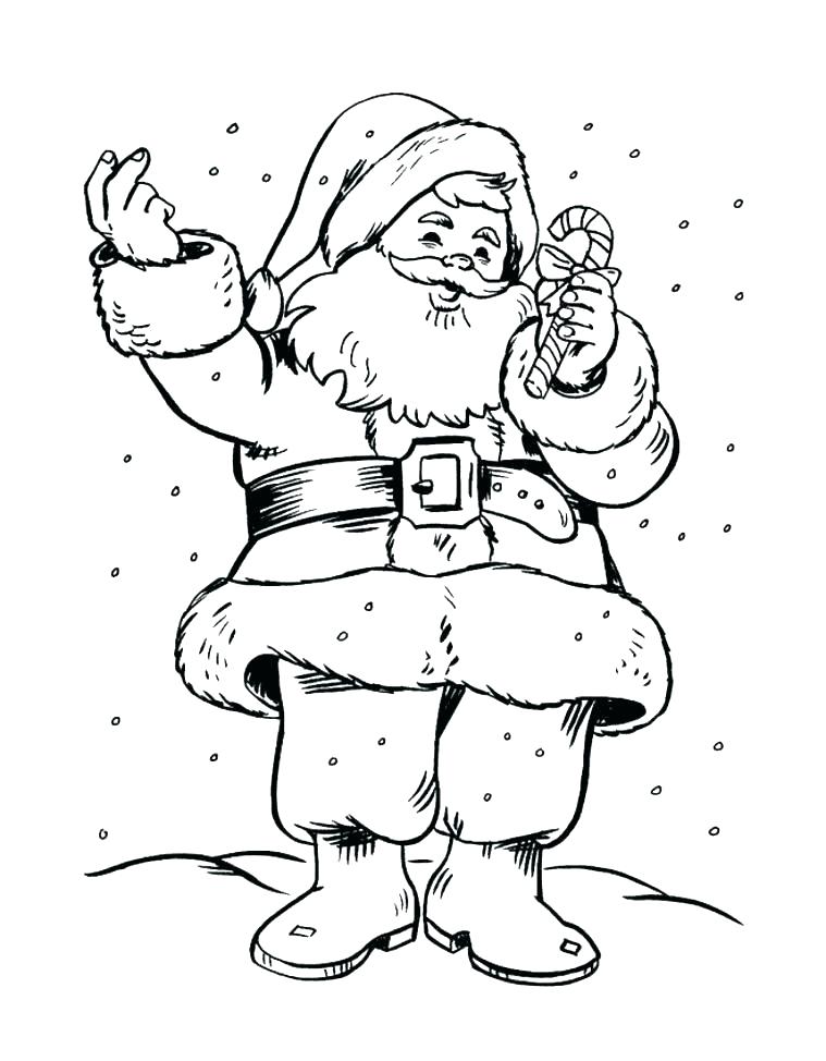 759x974 Santa Coloring Pages Santa Claus Coloring Pages Online