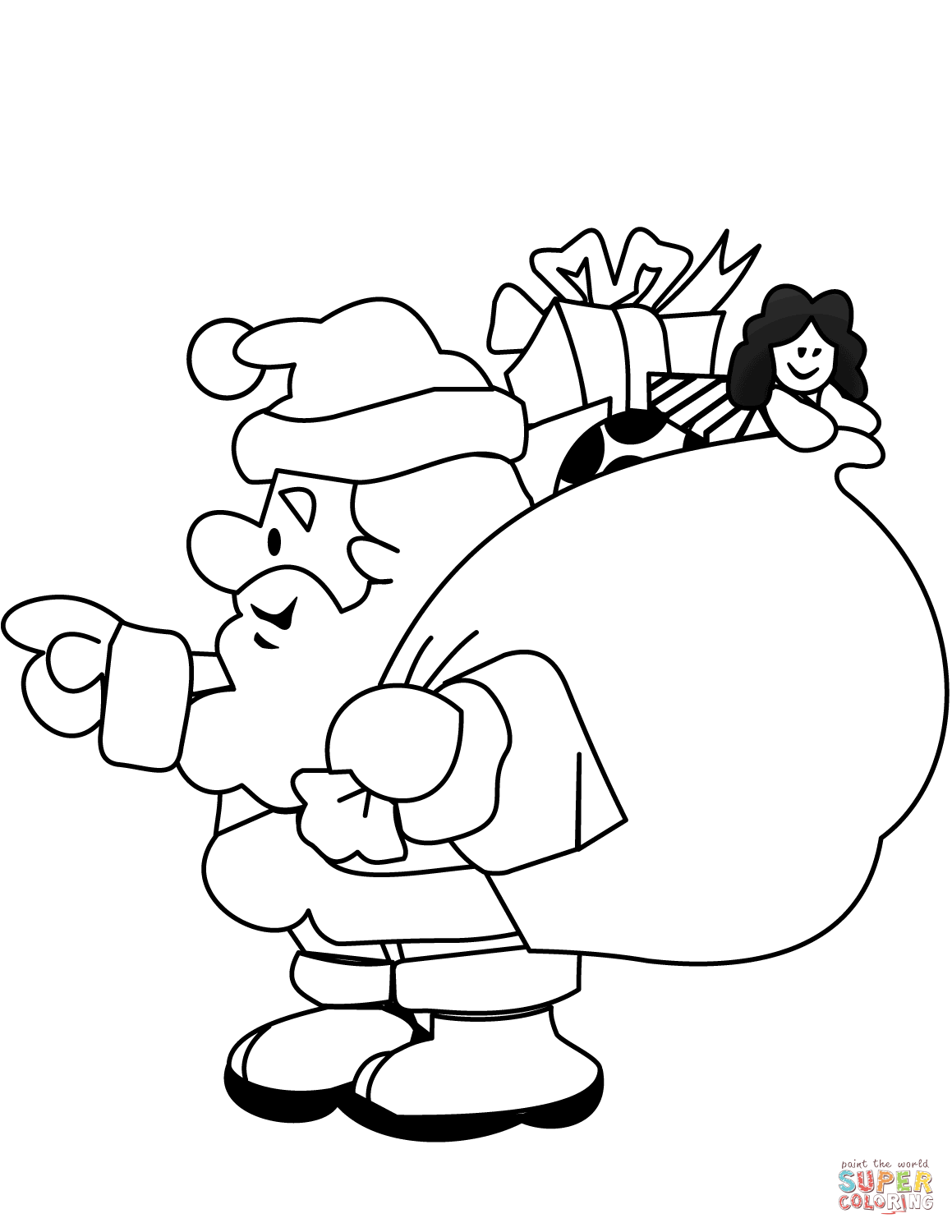 1159x1500 Santa Claus Coloring Pages Free Coloring Pages Santa Coloring Page