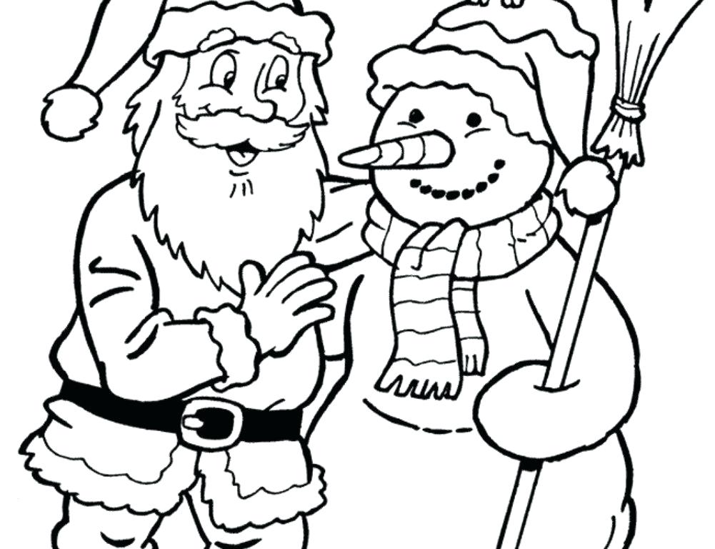 1001x768 Free Santa Claus Coloring Pages Coloring Pages Coloring Pages Free