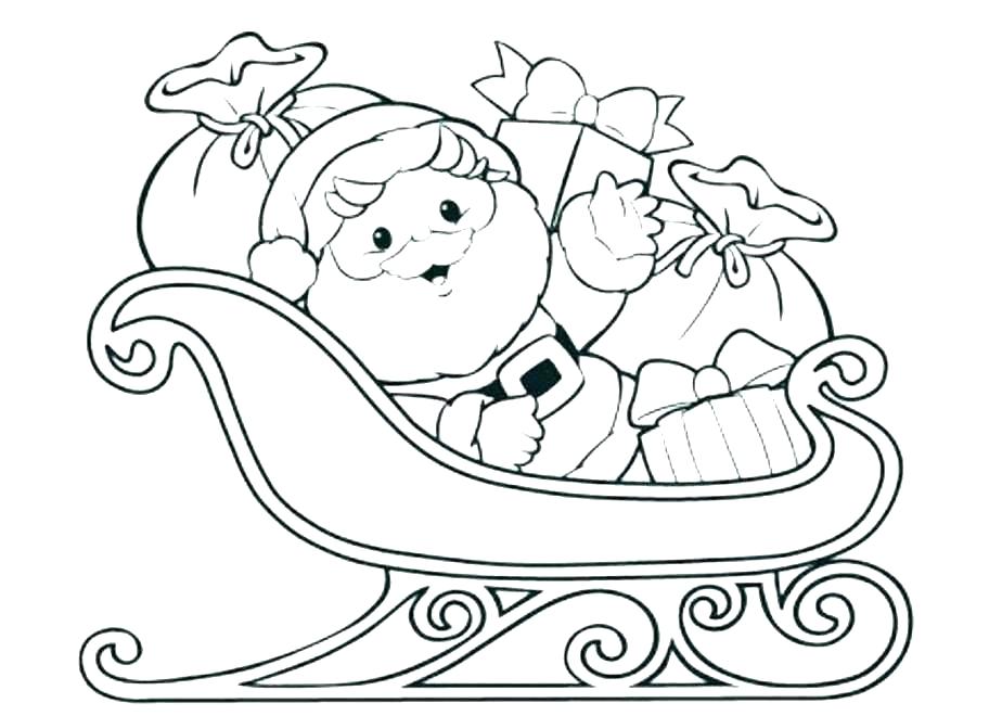 924x660 Santa Claus Coloring Pages For Kids