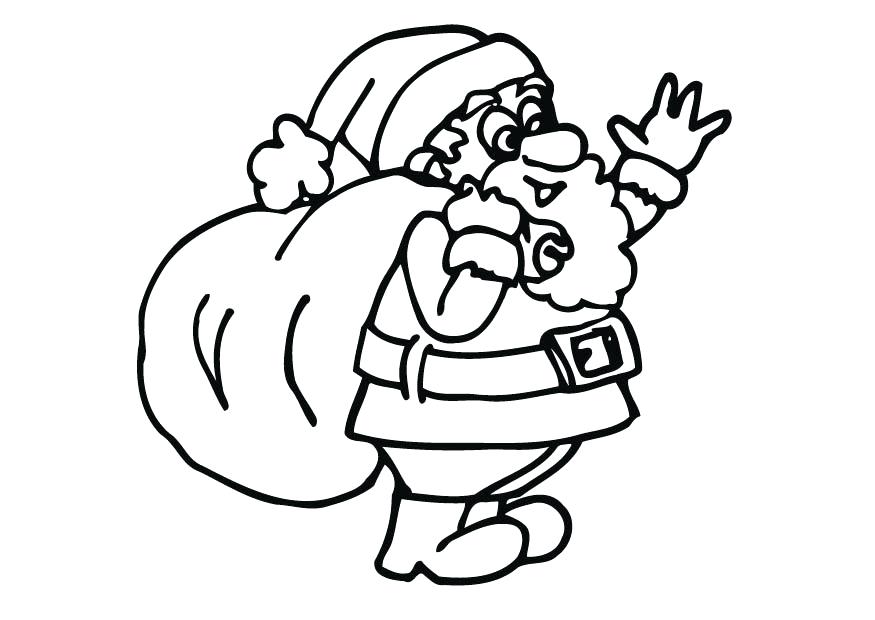 875x620 Santa Clause Coloring Pages Coloring Pages For Kids Santa Claus