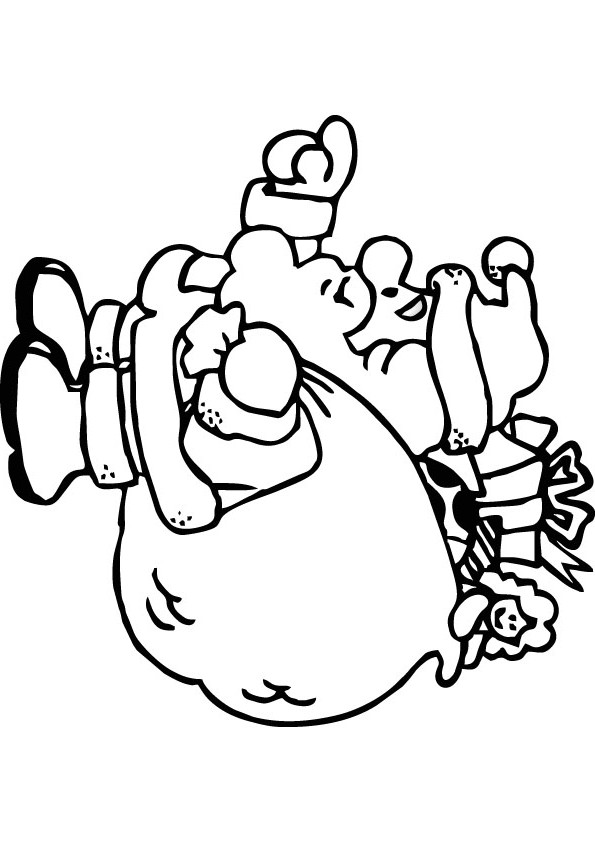 595x842 Santa Claus Coloring Pages Online