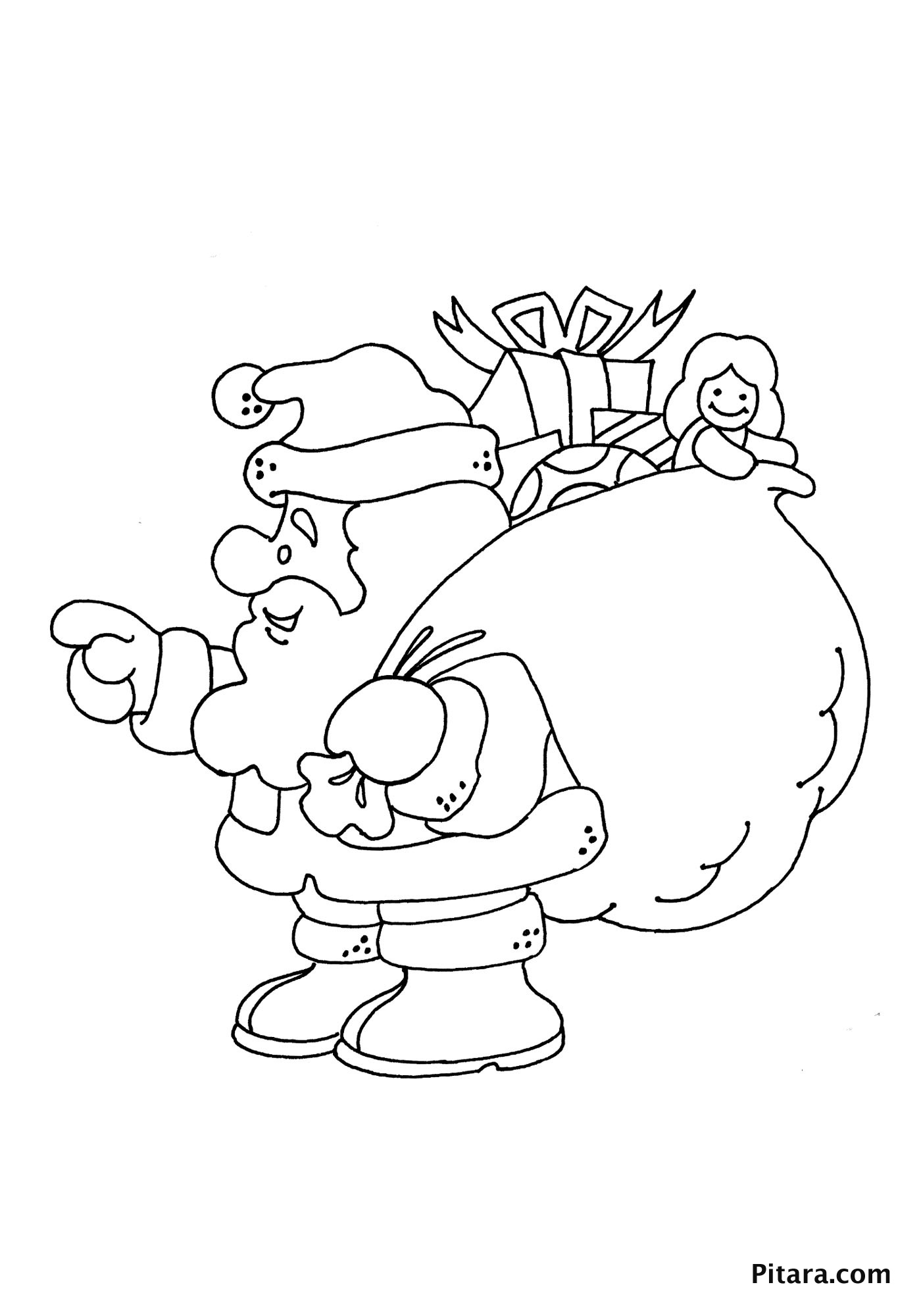 1400x2000 Christmas Coloring Pages For Kids Pitara Kids Network