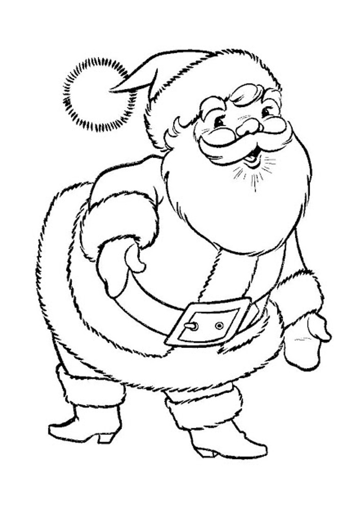 712x1024 Santa Claus Printable Coloring Pages Printable Santa Claus
