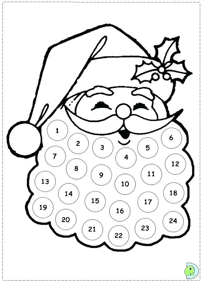 691x960 Santa Claus Color Pages