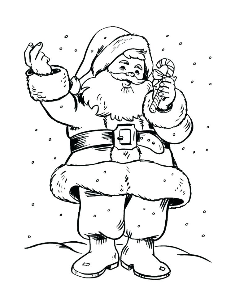 759x974 Santa Claus Coloring Page Coloring Pages Santa Claus Sleigh