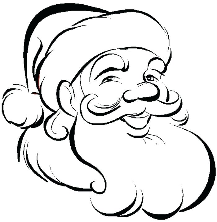 700x716 Santa Claus Coloring Pages Face Coloring Page Coloring Pages Santa