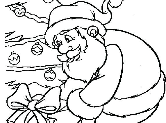 571x425 Santa Claus Pictures To Color And Pretty Coloring Pages Print Free