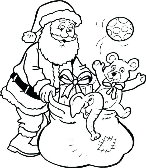 615x710 Santa Sleigh Coloring Page Sled Coloring Pages Sled Coloring Pages