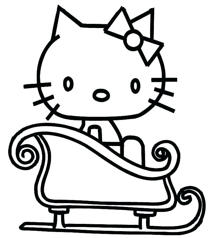 680x758 Santa Sleigh Coloring Page Sleigh Coloring Page Sleigh Coloring