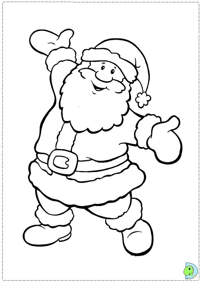 691x960 Santa Claus Coloring Pages