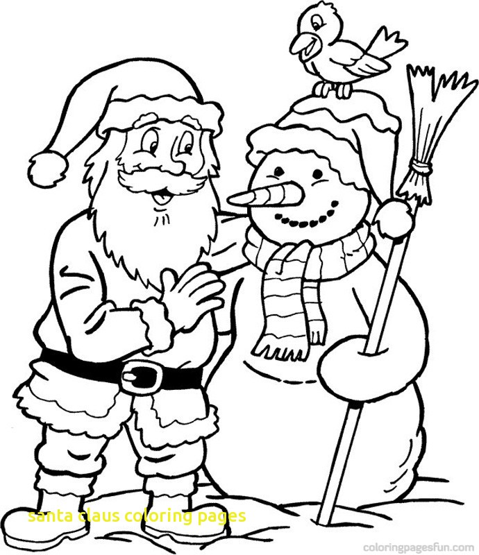 690x800 Santa Claus Coloring Pages With Christmas Santa Claus Coloring