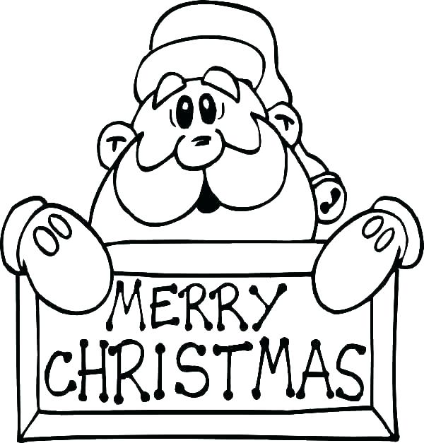 600x627 Santa Claus Coloring Pages For Adults