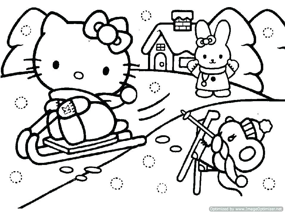 957x718 Coloring Pages For Kids Easter Printable Santa Christmas Preschool