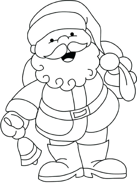580x773 Santa Coloring Page Free Printable Coloring Page Of Going Down