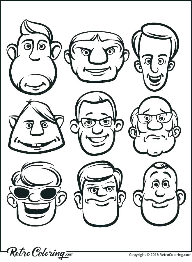 660x900 Face Coloring Page S S Santa Face Coloring Pages