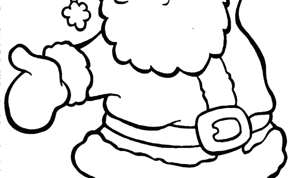 1024x600 Santa Face To Color Santa Face Coloring Page