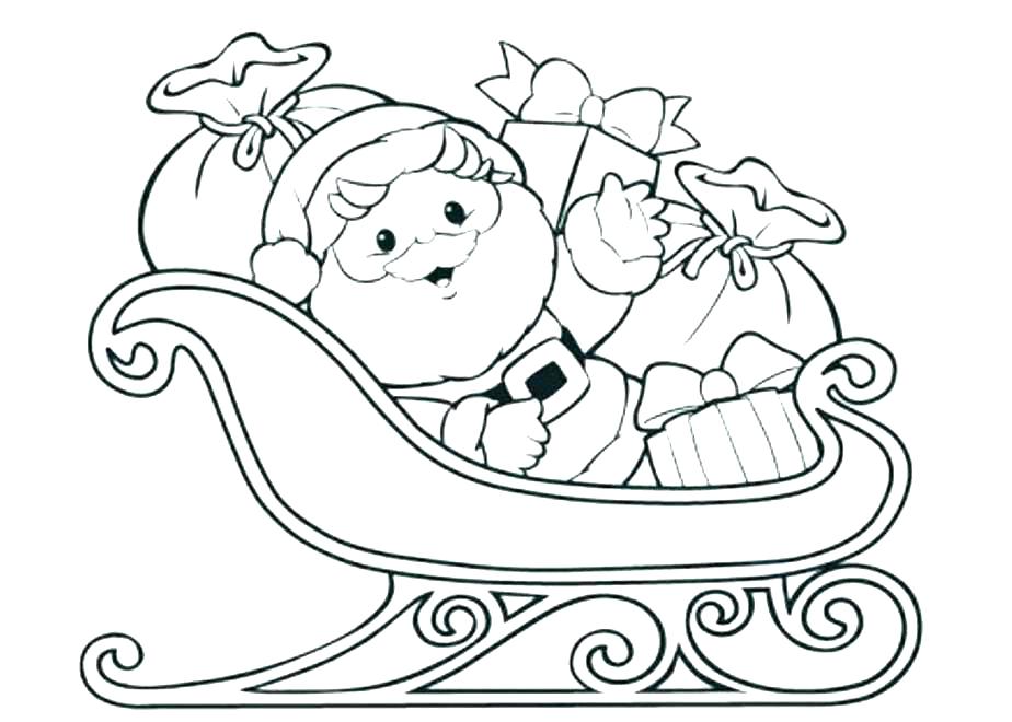 924x660 Santa Hat Coloring Page Tree Coloring Hat Pages For Kids Christmas