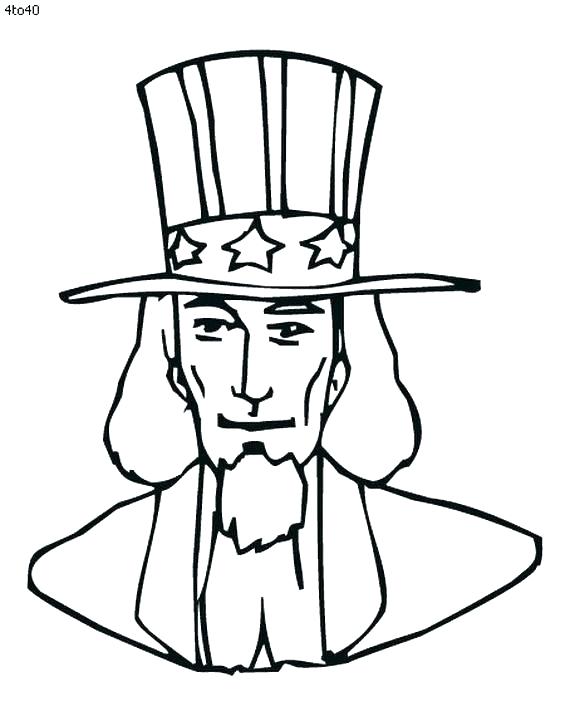 570x711 Santa Hat Coloring Pages Idea Hat Coloring Page And Uncle Coloring