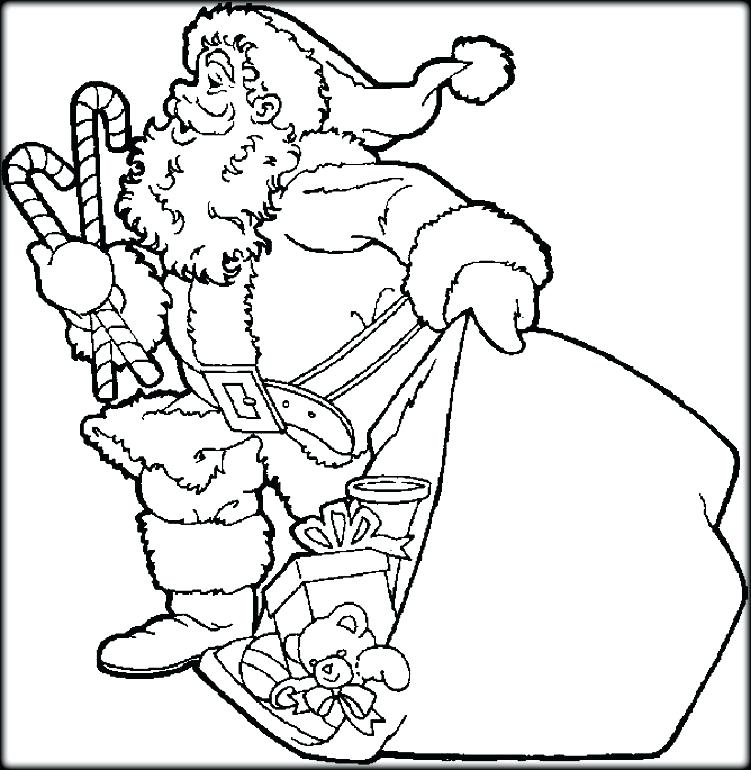 751x770 Santa Claus Pictures To Color And Pretty Coloring Pages Print Free