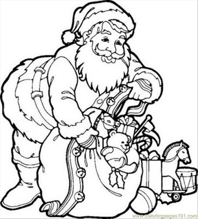 650x716 As Santa Claus Coloring Pages Coloring Page
