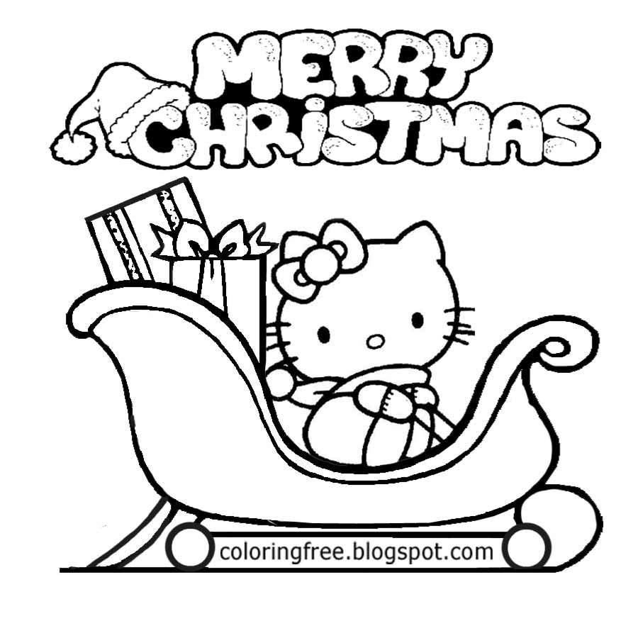 900x900 Amazing Lets Coloring Book Cute Hello Kitty Christmas Printable