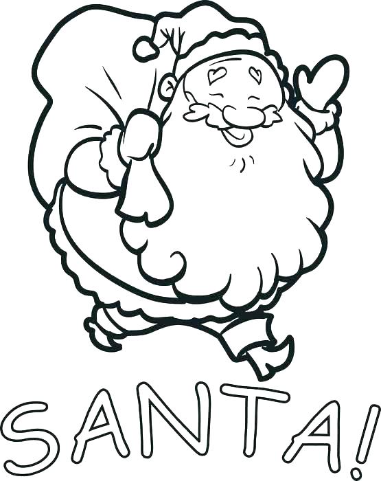 555x700 Santa Printable Coloring Pages Printable Colouring Pages Web