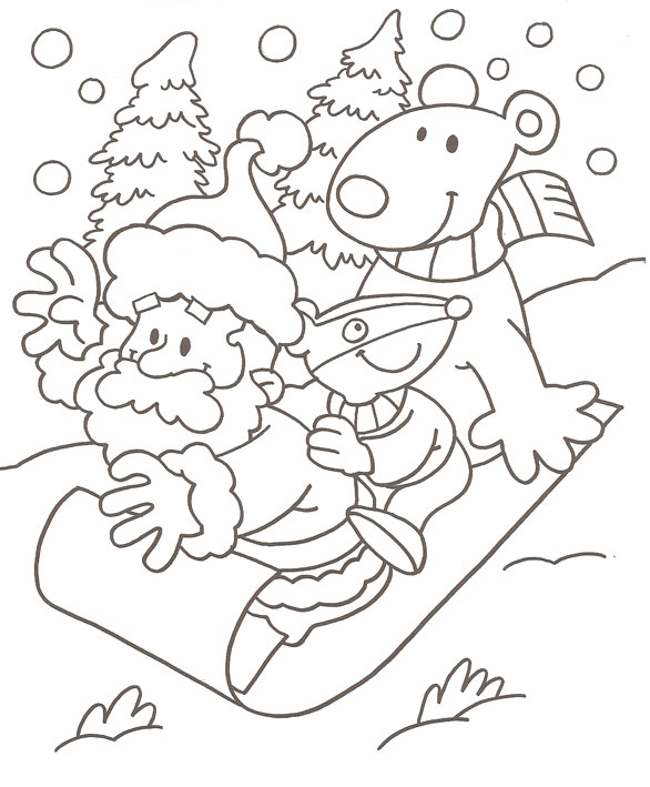 586x709 Christmas Colouring Pages Free To Print And Colour