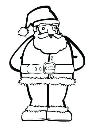300x421 Santa Sleigh Coloring Pages Free Coloring Pages For The Kids Hello