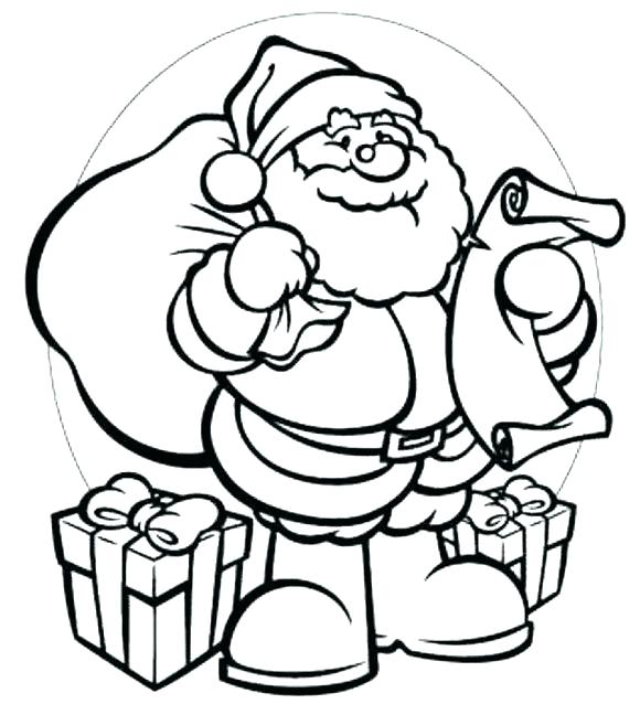 580x638 Santa Color Page Coloring Pages Of Coloring Pages Color Pages