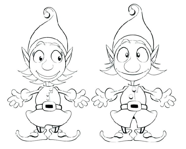 736x589 Stealth Elf Printable Coloring Pages Of Elves Page With Kids
