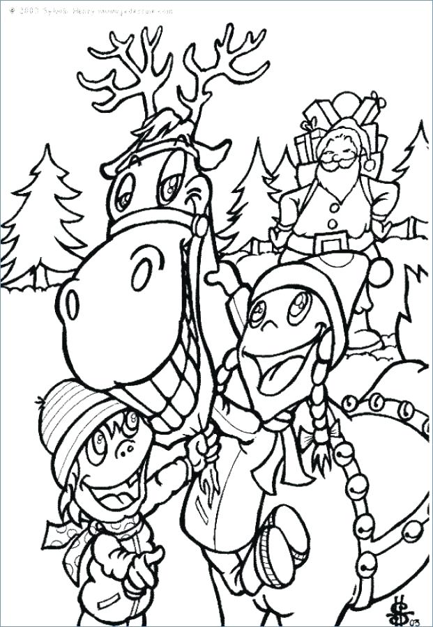 621x900 Santas Reindeer Coloring Pages Icontent