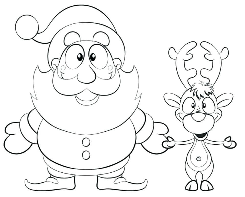 958x768 Christmas Coloring Pages Of Santa S S Christmas Santa Claus
