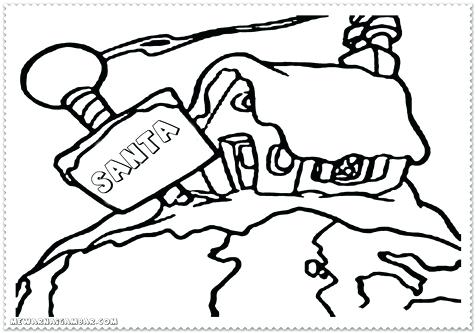 476x333 Santa Christmas Coloring Pages