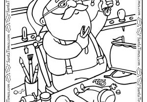 300x210 Unique Santa Coloring Page Advance