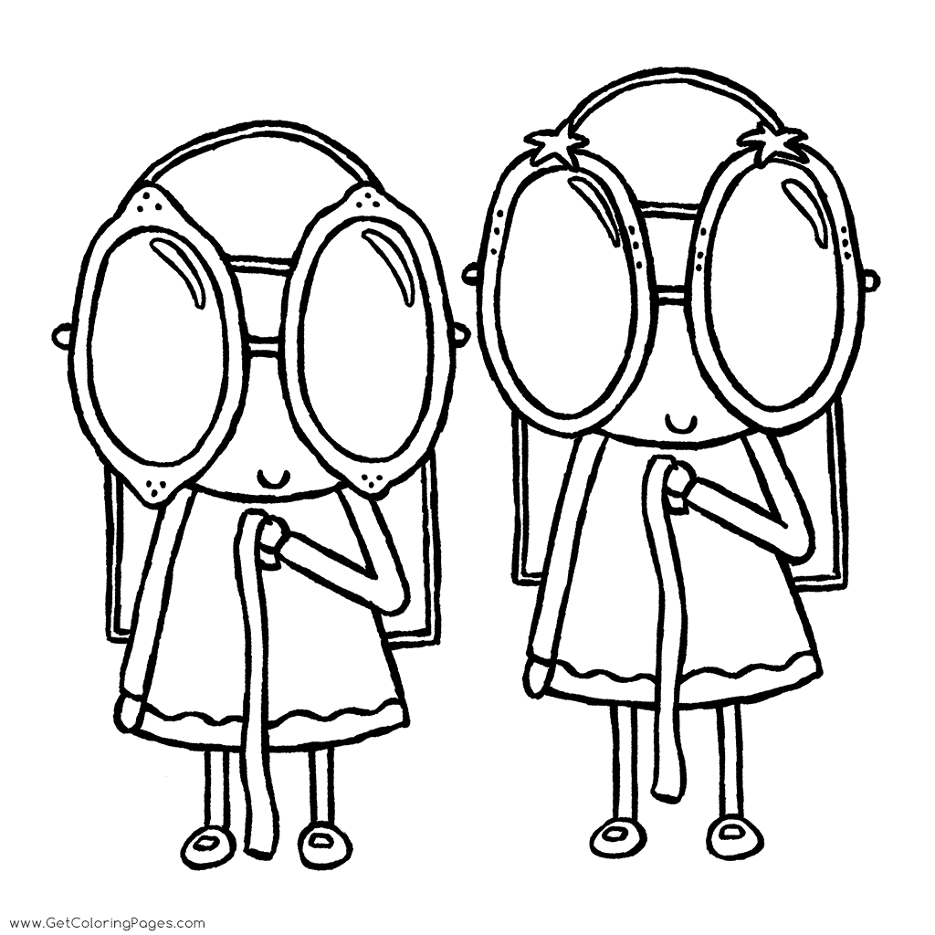 1024x1024 Sarah Duck Coloring Pages