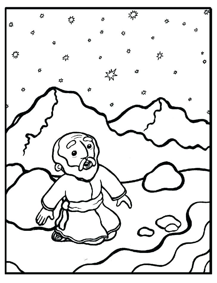728x949 Wonderful Abraham And Sarah Coloring Page Coloring Page Bible