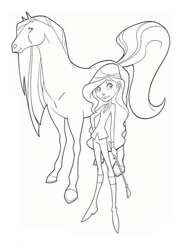 600x834 Drawing Sarah And Scarlet From Horseland Coloring Pages Batch