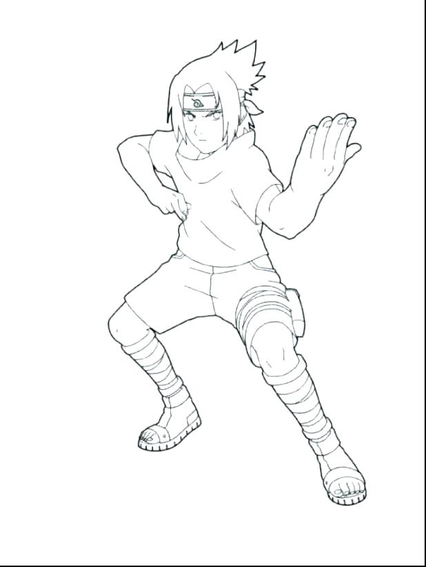 618x823 Sasuke Coloring Pages Coloring Pages Unbelievable Printable