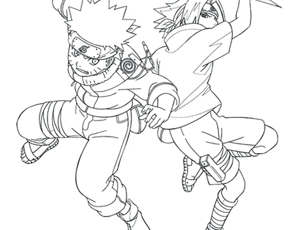 1000x768 Sasuke Coloring Pages Coloring Pages Cartoon Printable Cartoons