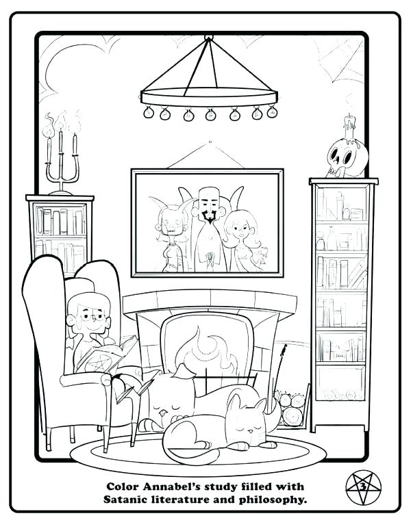 600x776 Satanic Coloring Book Satanic Coloring Book Together With Satanic