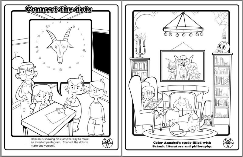 800x518 The Satanic Children S Big Book Of Activities Sale Coloring Pages