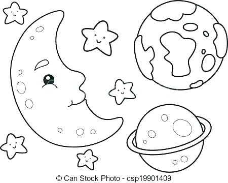 450x360 Coloring Pages Space Space Coloring Pages Preschool Coloring Pages