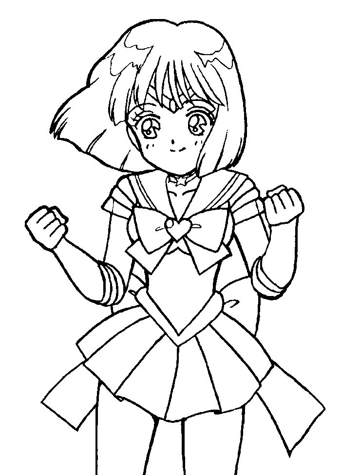 700x974 Sailor Saturn Cute Sailor Moon Coloring Pages