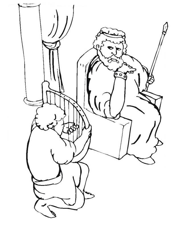 600x841 Saul And David Coloring Pages