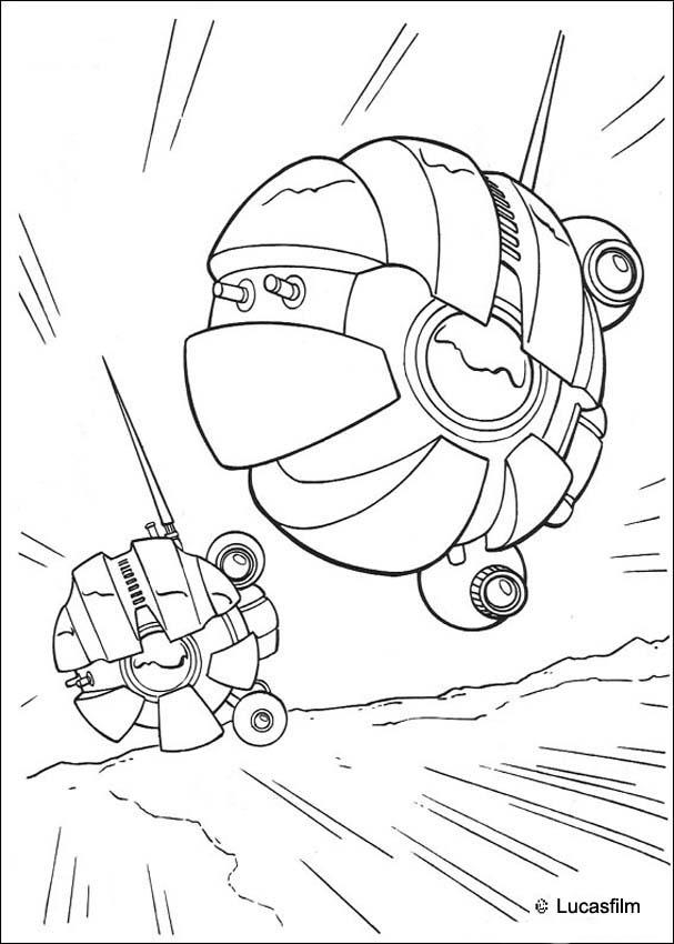 607x850 Star Wars Coloring Pages